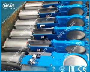 공압 액추에이터 나이프 게이트 밸브