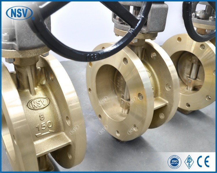 C95800 Triple Eccentric Butterfly Valve high quality