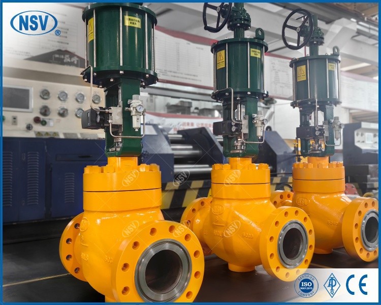 Pneumatic High-Pressure Control Valve factory