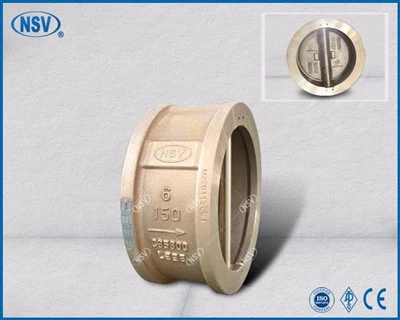 C95800 웨이퍼형 더블 디스크 체크 밸브